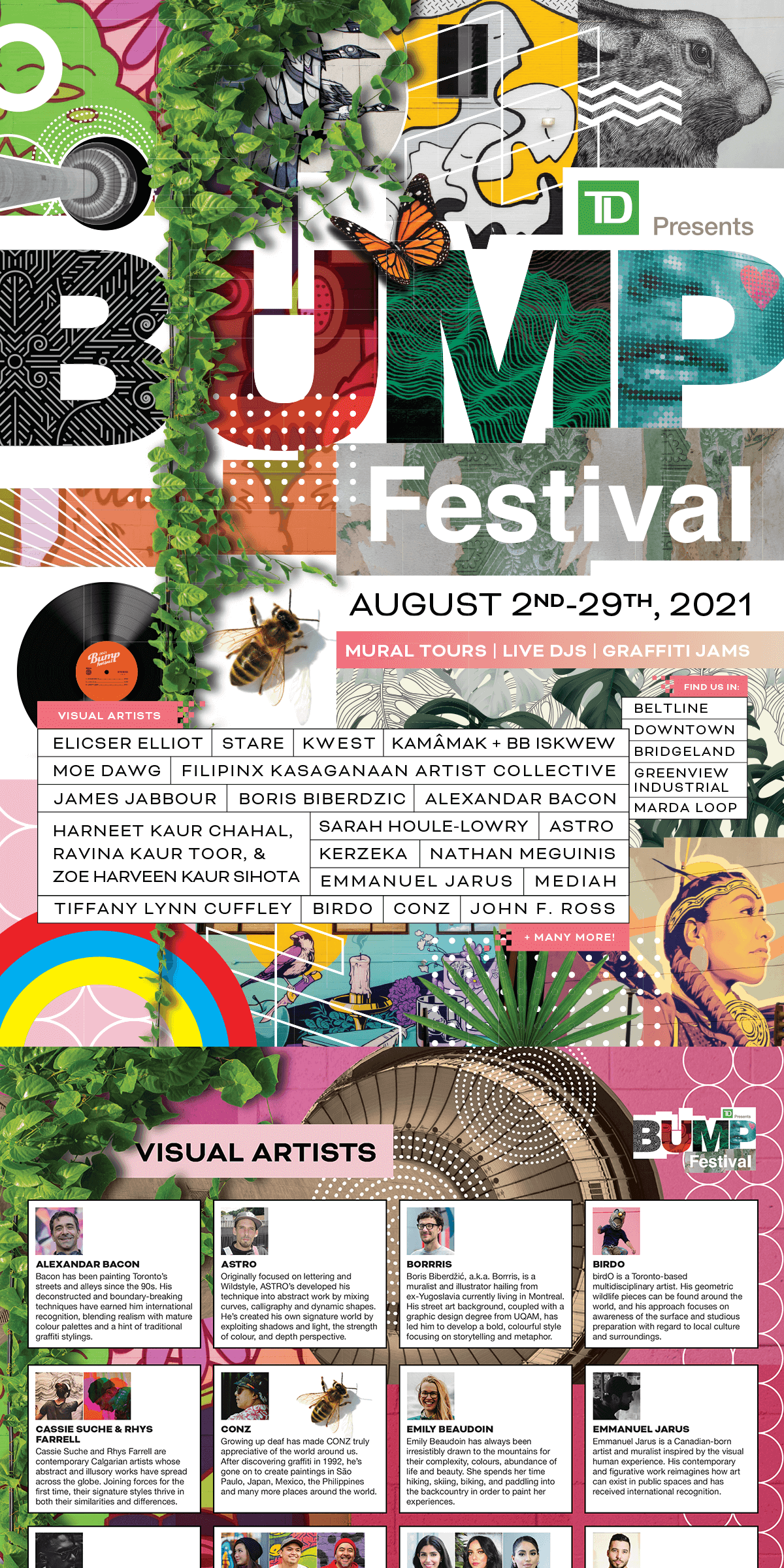 BUMP Festival designed by GOOD Company, Calgary, Canada.